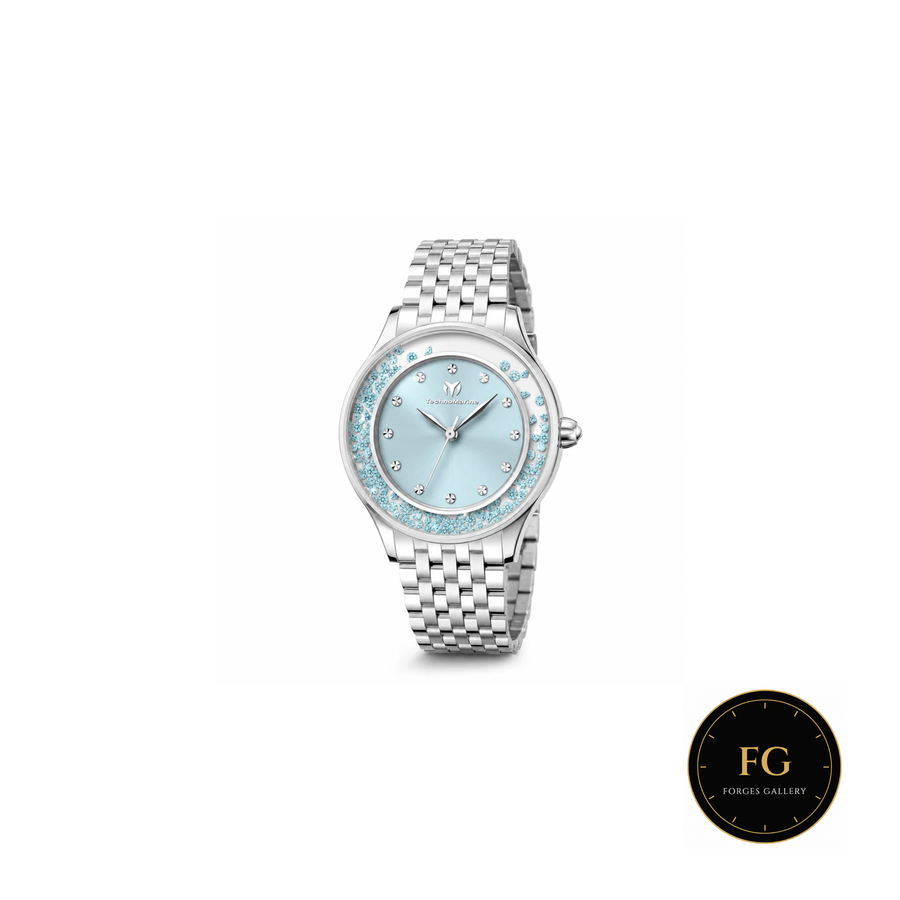 TechnoMarine Brillantezza del Mare · Esfera azul claro · 34 mm