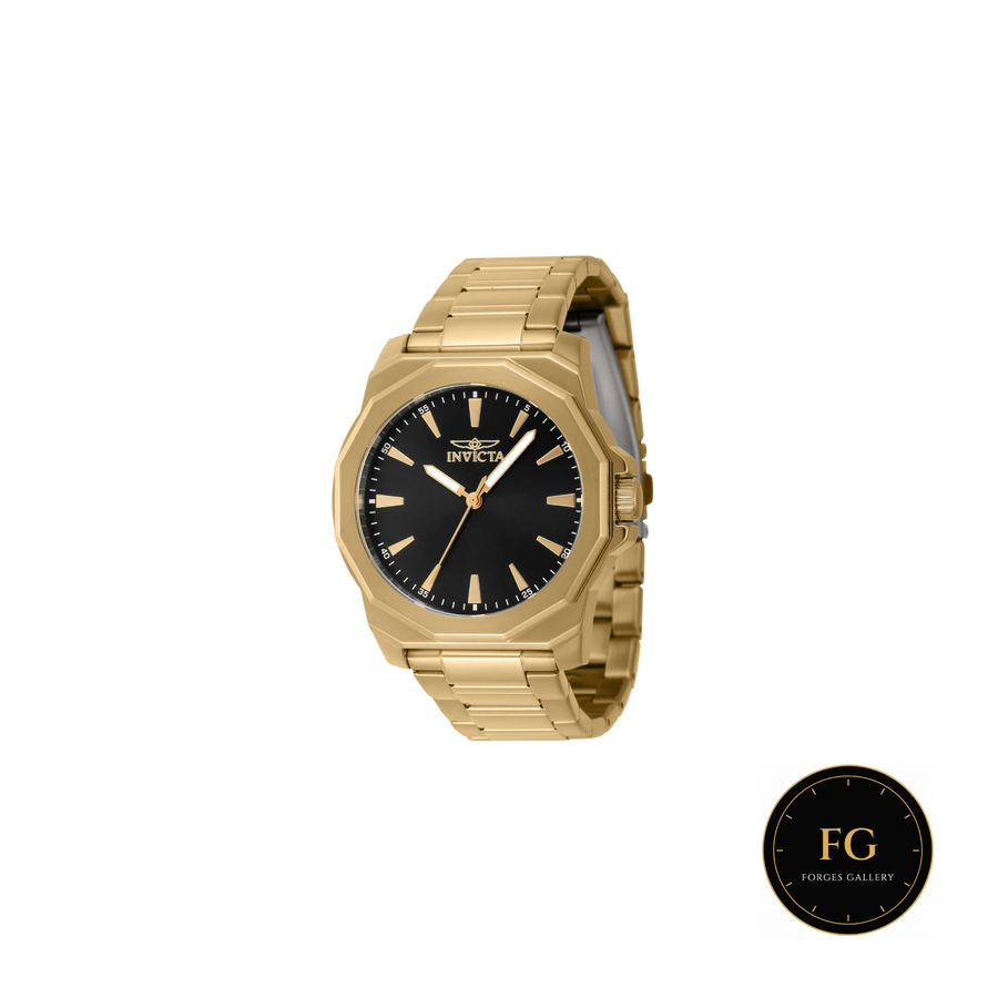Invicta Speedway Dominus 46839 · Dorado con esfera negra · 42 mm